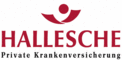 Logo HALLESCHE Krankenversicherung auf Gegenseitigkeit